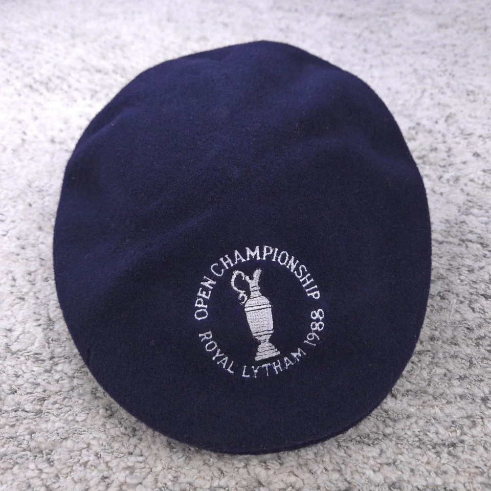 Vintage Kangol Flat Cap Size XL 504 Golf British Open Wool Made In England 1988 - Image 2 of 4