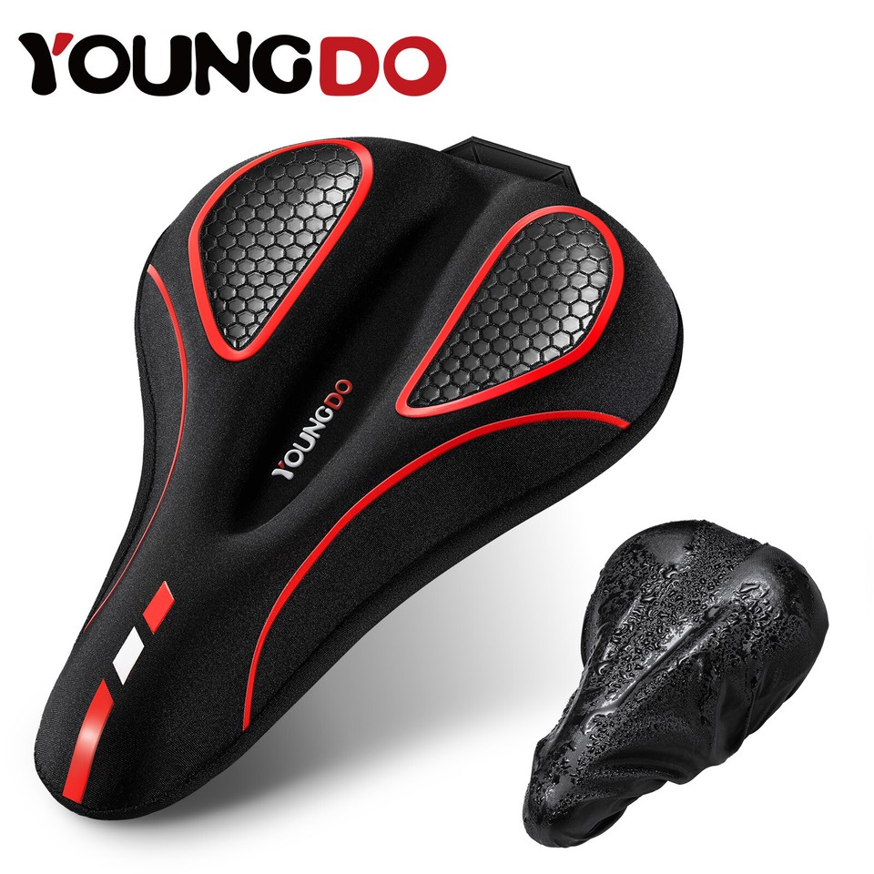 YOUNGDO Gel Bike Seat Soft Cushion Safty Seat Shock Absorbing for BMX