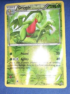 Grovyle 7/160 Reverse Holo Uncommon Pokemon XY Primal Clash NM
