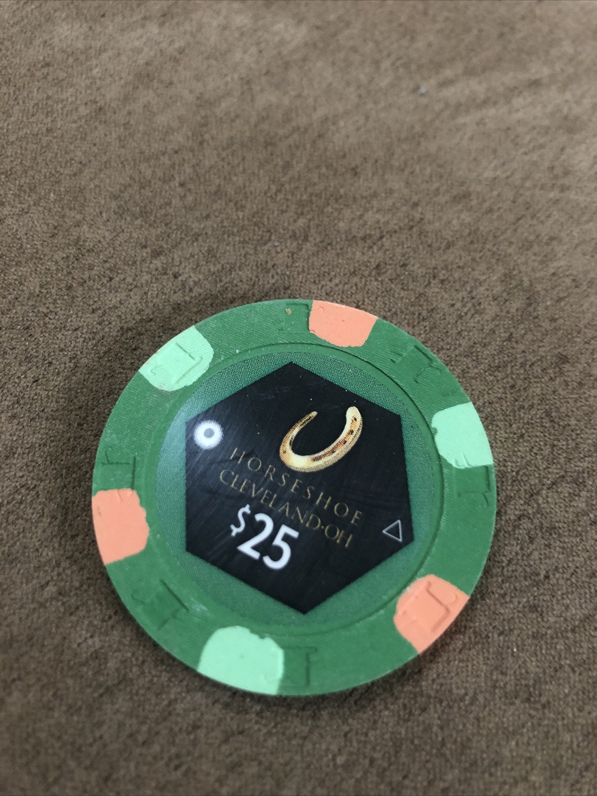 25 horseshoe casino chip cleveland,ohio eBay