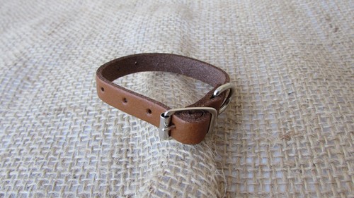 Ferret collar in real leather. - Picture 8 of 19