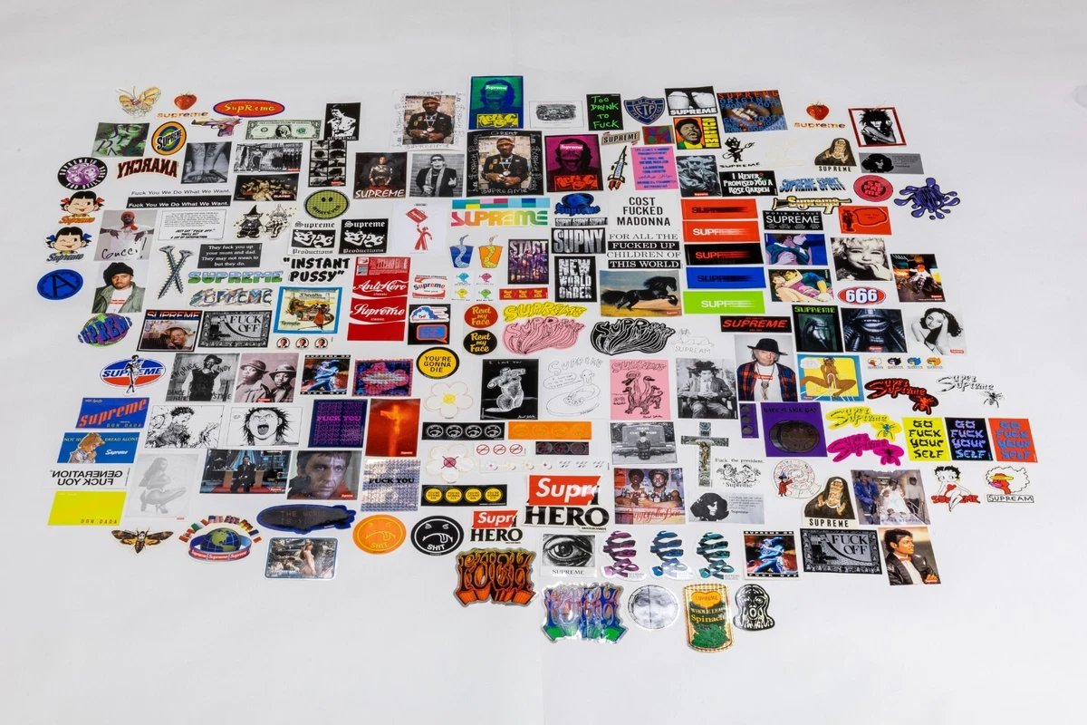 Supreme spinach shop sticker