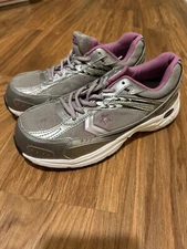Converse Women’s Sz 8M Composite Toe SD Slip Resistant Grey Work Shoe C388