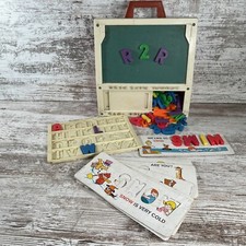 Fisher Price School Days Portable Play Desk Vintage Original 1972