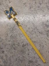 University of Michigan "Go Blue" Swizzle Stick/Stirrer/Cake Decor 6" Vintage