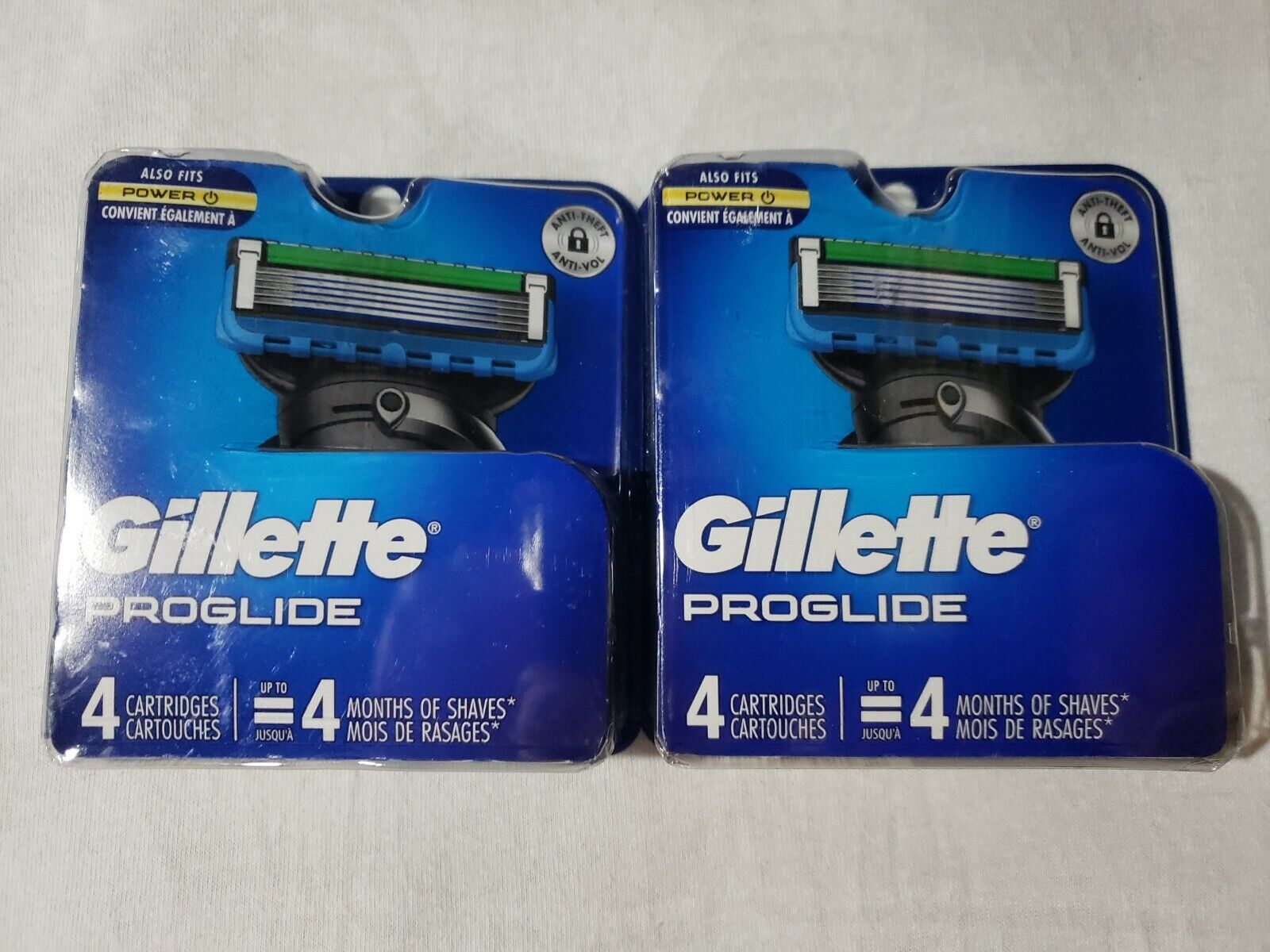 LOT Free Shipping Cheap Bargain Gift OF 2 Gillette Proglide Razor 4 years warranty Blade Refills 2= + - 8 Cart
