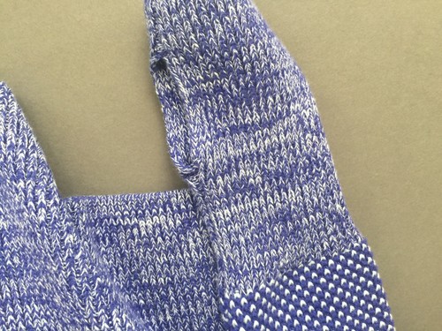 IVIVVA by LULULEMON KNITTED JACKET WRAP BLUE SIZE 10 100% Cotton - Picture 10 of 11