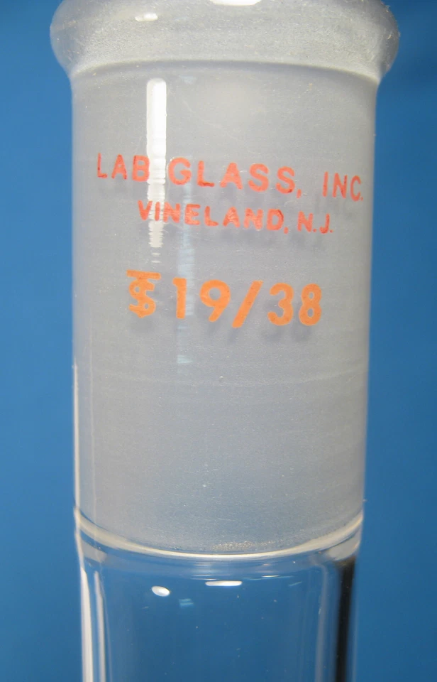JUNTAS EXTERIORES VIDRIO ESMERILADO LABORATORIO 19/38 X3 NUEVO STOCK ANTIGUO ENVÍO GRATUITO F Foto 2 de 3