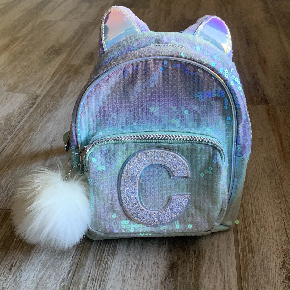 Purple store backpack purse
