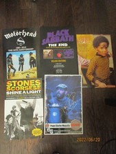 5 POSTERS ROLLING STONES, BLACK SABBATH( Ozzy Osbourne), MOTORHEAD,LENNY
