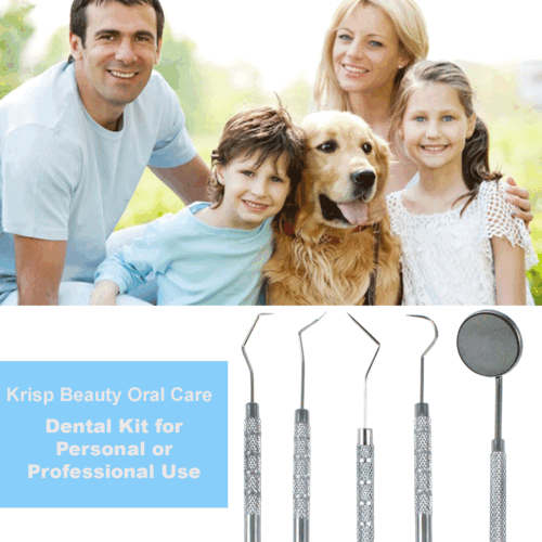 Dental Teeth Cleaning Kit Dentist Floss Plaque Remover Care Tooth Scraper Tools - Picture 5 of 6