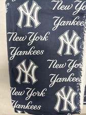 New York Yankees 100 Cotton Fabric Major League Baseball NY By The Yard