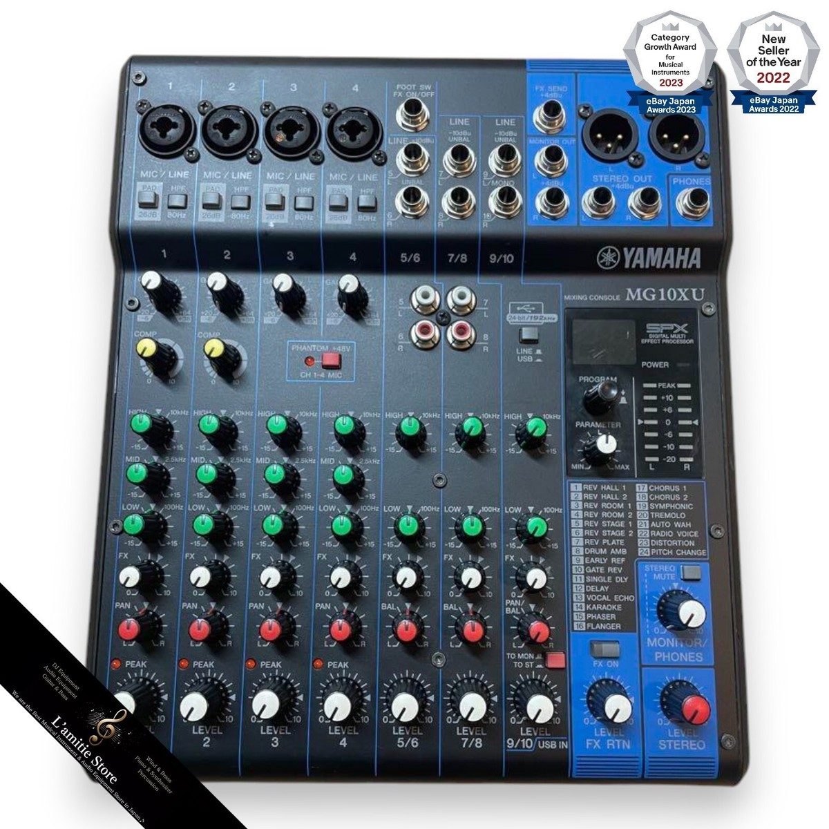 Yamaha MG10XU 10 Channel USB Stereo Mixing Console Japan MG Yamaha MG10XU 10 Channel USB Stereo Mixing Console Japan MG