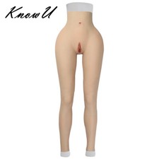 Silicone Pants Ankle-length Thicken Hip Fake Realistic Vagina Crossdresser