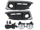 Fit For 2019-2020 Honda Civic Coupe/Sedan Front Bumper Fog Light Lamp Cover Set