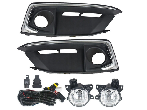 Munirater Fog Lights Assembly Replacement For 2014 2015 Kia Sorento Clear Lens With Bulbs - View #5