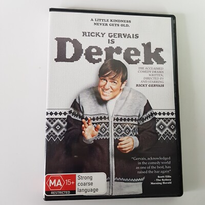 Derek DVD Acclaimed Comedy Drama Film Ricky Gervais Bonus Features MA15+ PAL 4