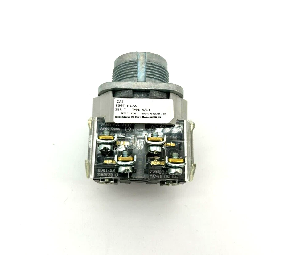 New Allen Bradley 800T-H17A Ser. T Selector Switch, 2 Position (Missing Lever) - Image 3 of 4