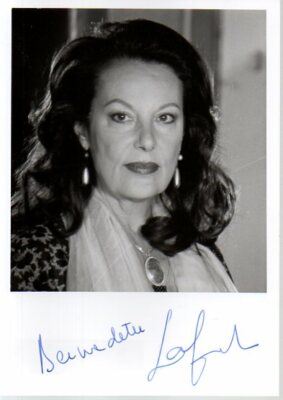 Autogramm - Bernadette La Font