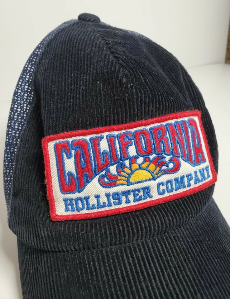 Hollister California Company Corduroy Snap Back Hat Net - Image 2 of 4
