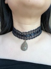 black gothic lace necklace victorian necklace feminine gift choker