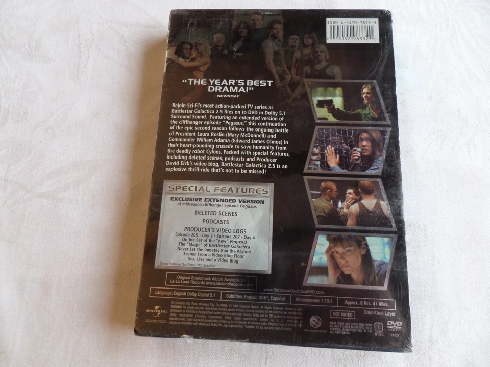 Battlestar Galactica - Season 2.5 (DVD, 2006, 3-Disc Set) - NEW!! - Image 2 of 2