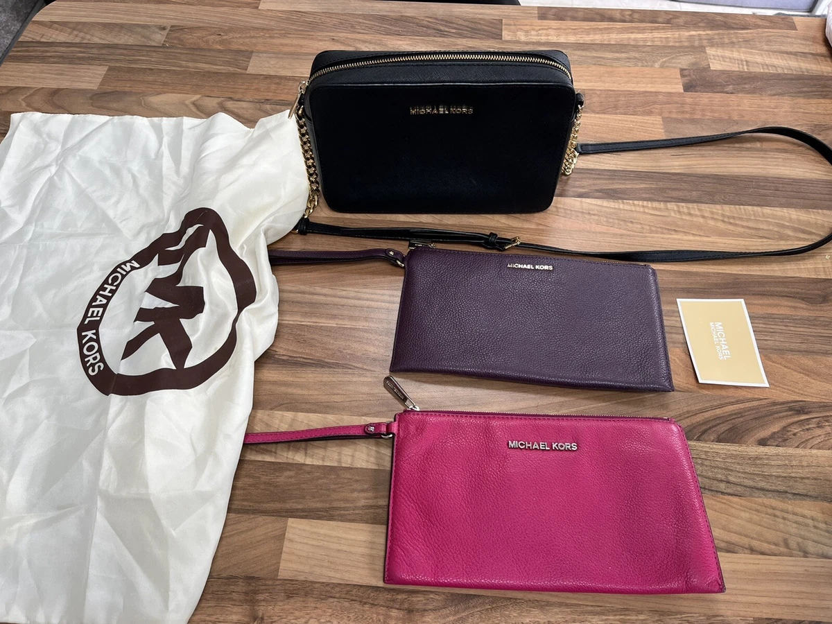 Michael Kors 32S4GTVC3LJet Set Cross Body Bag - Black And 2 