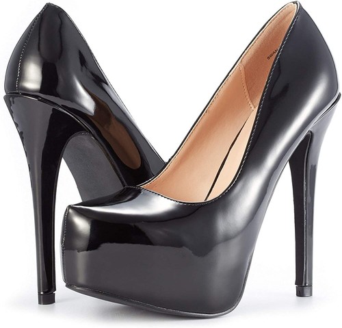 Women Sexy Pump Shoes High Stilettos Heel Close Toe Wedding Party Pump Shoes - Picture 12 of 66
