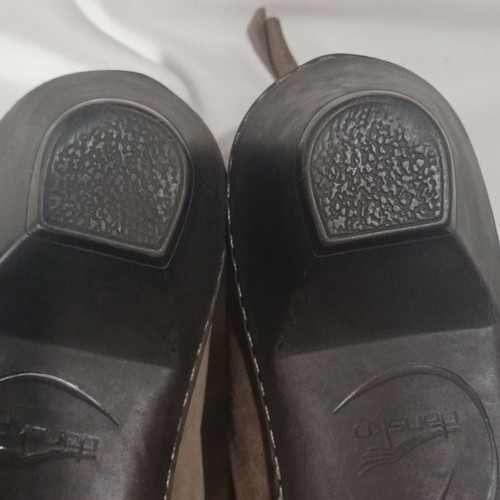 Dansko Bonita Brown Suede Cut Out Booties Women's size 7-7.5 - Picture 10 of 11