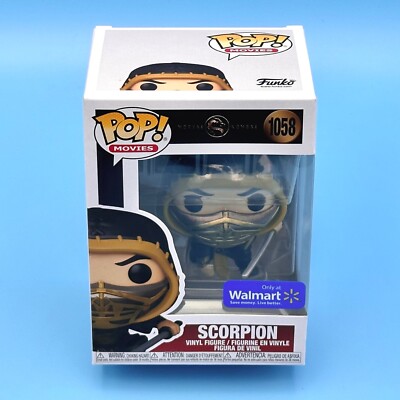 Funko POP! Movies Mortal Kombat Scorpion (Action Pose) Figure #1058 Exclusive