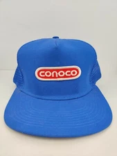 Vintage Conoco Oil Gas Trucker Hat Snapback Cap NOS NWOT