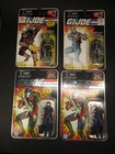 Gi Joe 25th Anniversary Carded Army Builder Lot-BAT, Wraith, Vipers