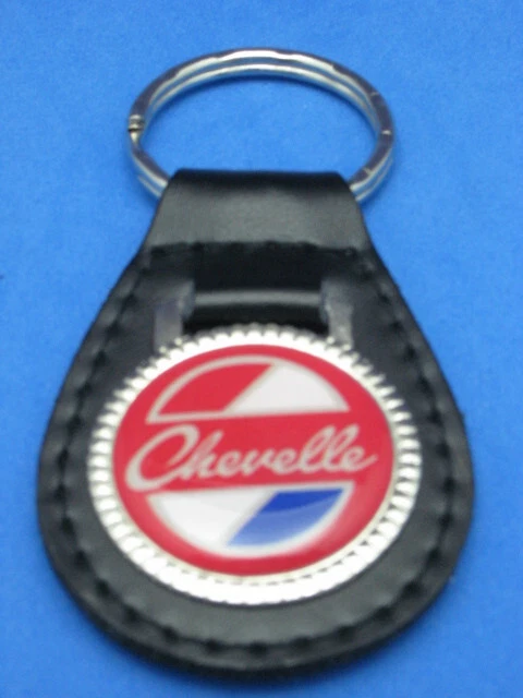 Brotherhood 3.8 L67 Chevy Engine Emblem Keychain - Faux Leather Key Holder For Men & Women