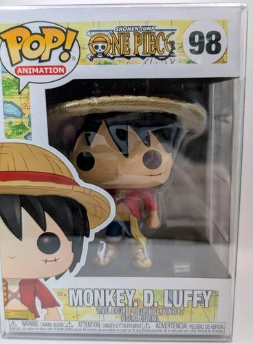 2018 Monkey D Luffy Funko # 98 One Piece w/ Protector