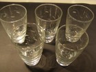 5 Vintage Libbey Windswept Flat Tumbler  10 ounce drinking glasses — photo 2