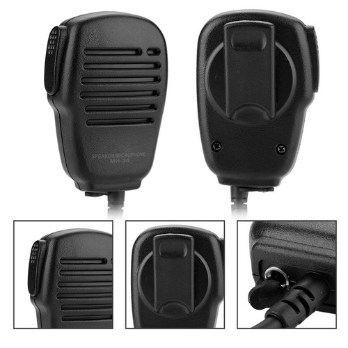 Portable Shoulder Remote Handheld Mic Mic Speaker 3.5mm Headphone Jack FG - Zdjęcie 5 z 12