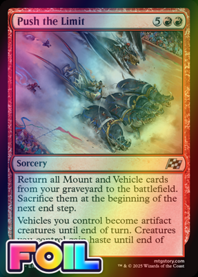 x1 Push the Limit DFT Aetherdrift MTG 143 FOIL UNCOMMON M/NM 1x x1 Push the Limit DFT Aetherdrift MTG 143 FOIL UNCOMMON M/NM 1x