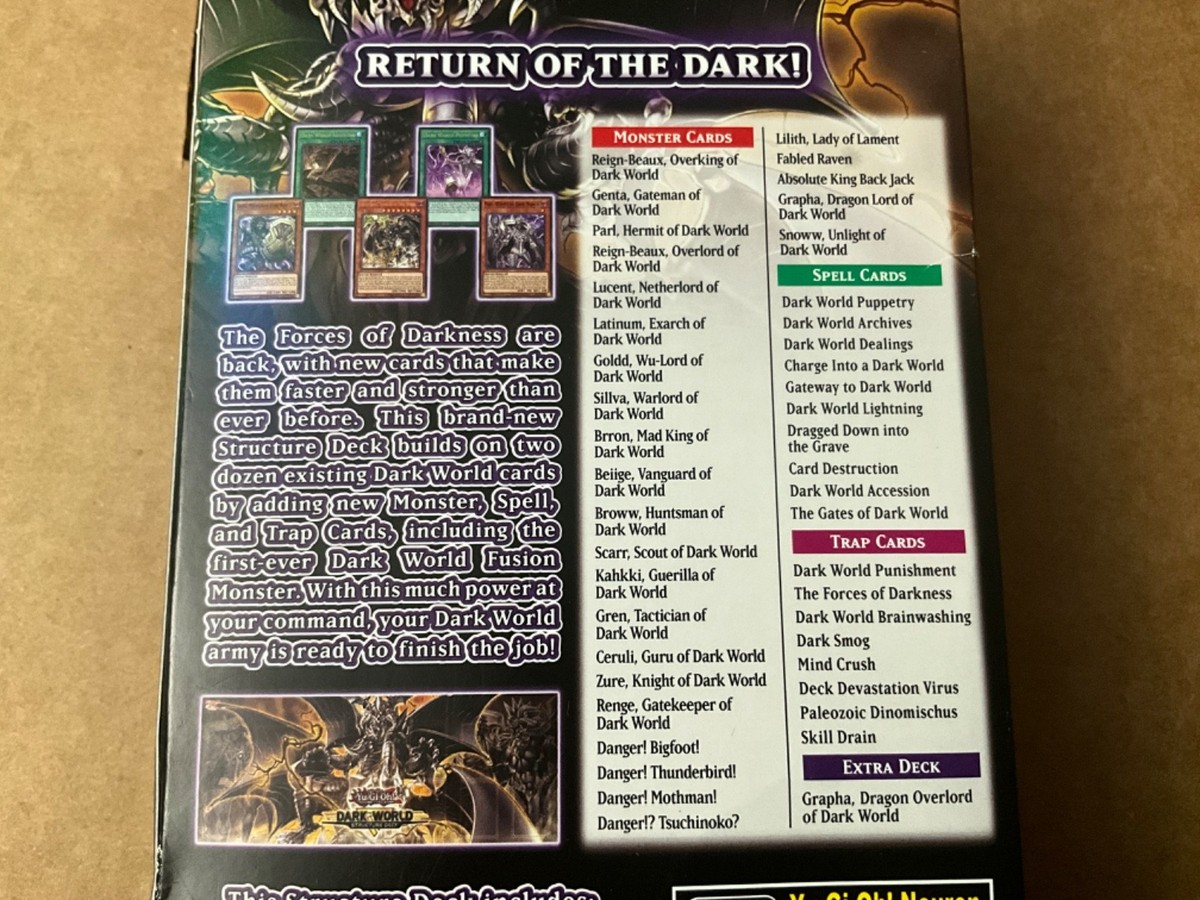 🌠Yugioh Dark World Structure Deck (New/Sealed)✴️