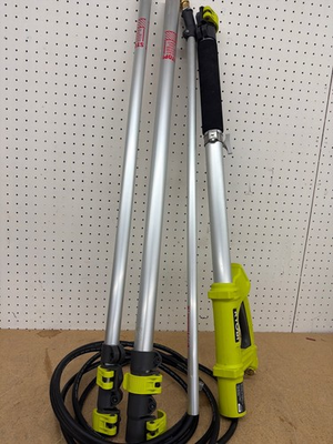 #ad RYOBI 18 ft Telescoping Extension Pole with Brush for Pressure Washers 4200 PSI $89.99