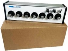 Decade Resistance Box 7 Dials DC Resistor with Max Value 1111111.0Ohm Step 0.1Ω