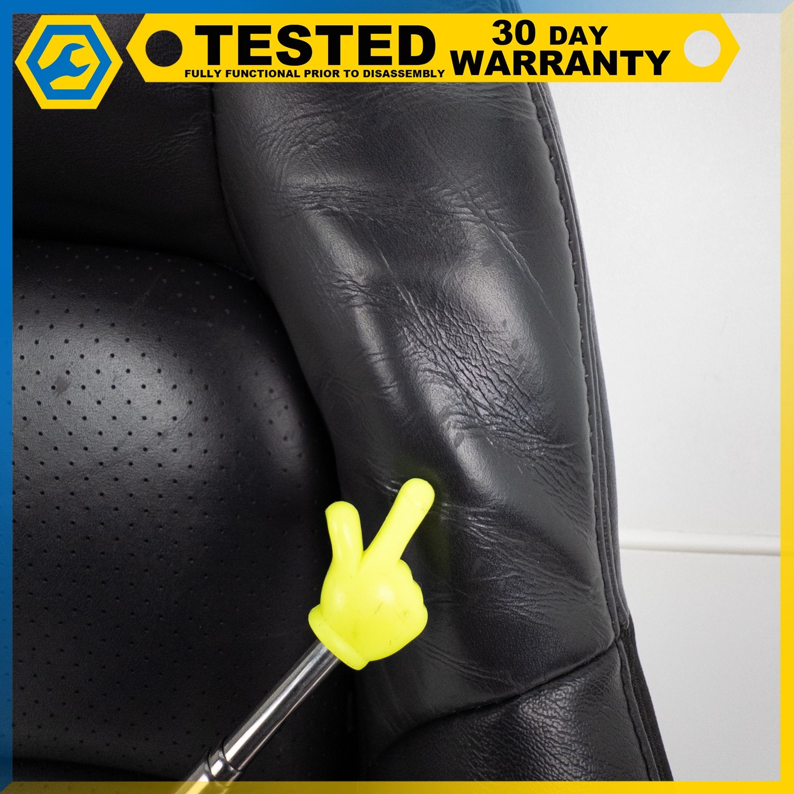 05-13 CHEVROLET CORVETTE C6 FRONT RIGHT PASSENGER UPPER LOWER SEAT CUSHION OEM