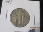 1929 Standing Liberty Quarter 25C – 90% Silver – Circulated – U.S. Coin