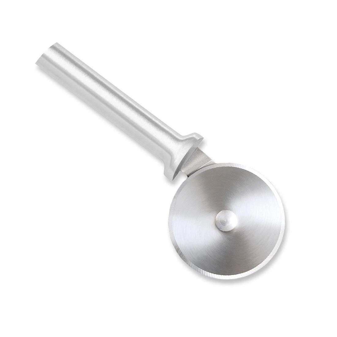 Cutlery Pizza Cutter (R121), 3" Stainless Steel Wheel, Silver Handle, Pack of 2
