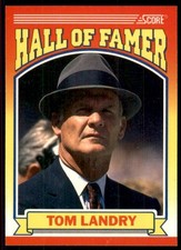 1990 Score Tom Landry Dallas Cowboys #597