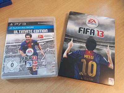 Playstation 3 PS3 SPIEL GAME FIFA 2013 13 STEELBOOK MESSI Ultimate Edition
