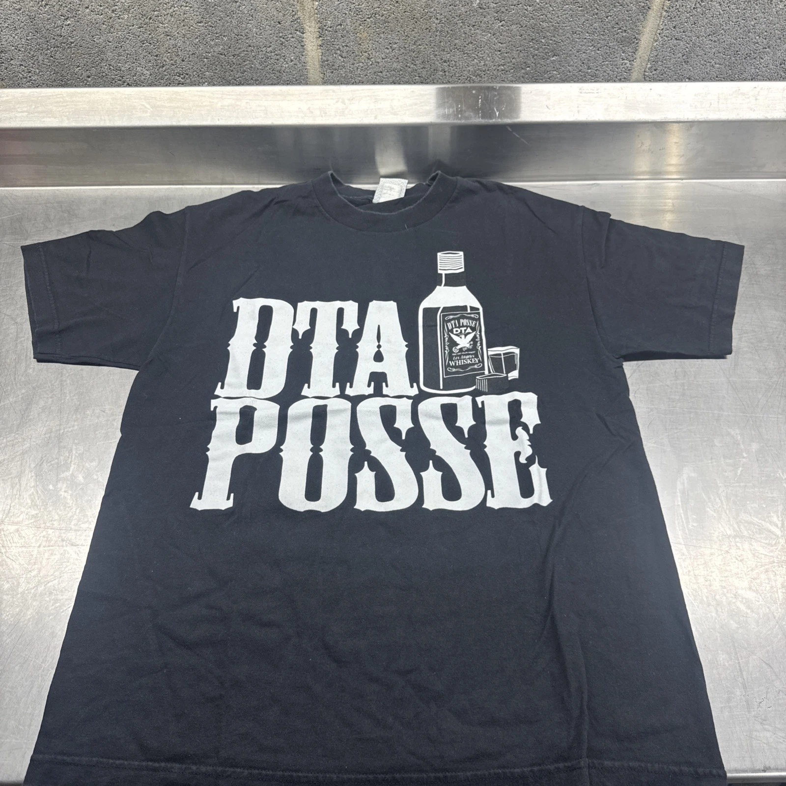DTA Posse Graphic T Shirt Dont Trust Anyone DTA Member Mens Large Short Sleeve