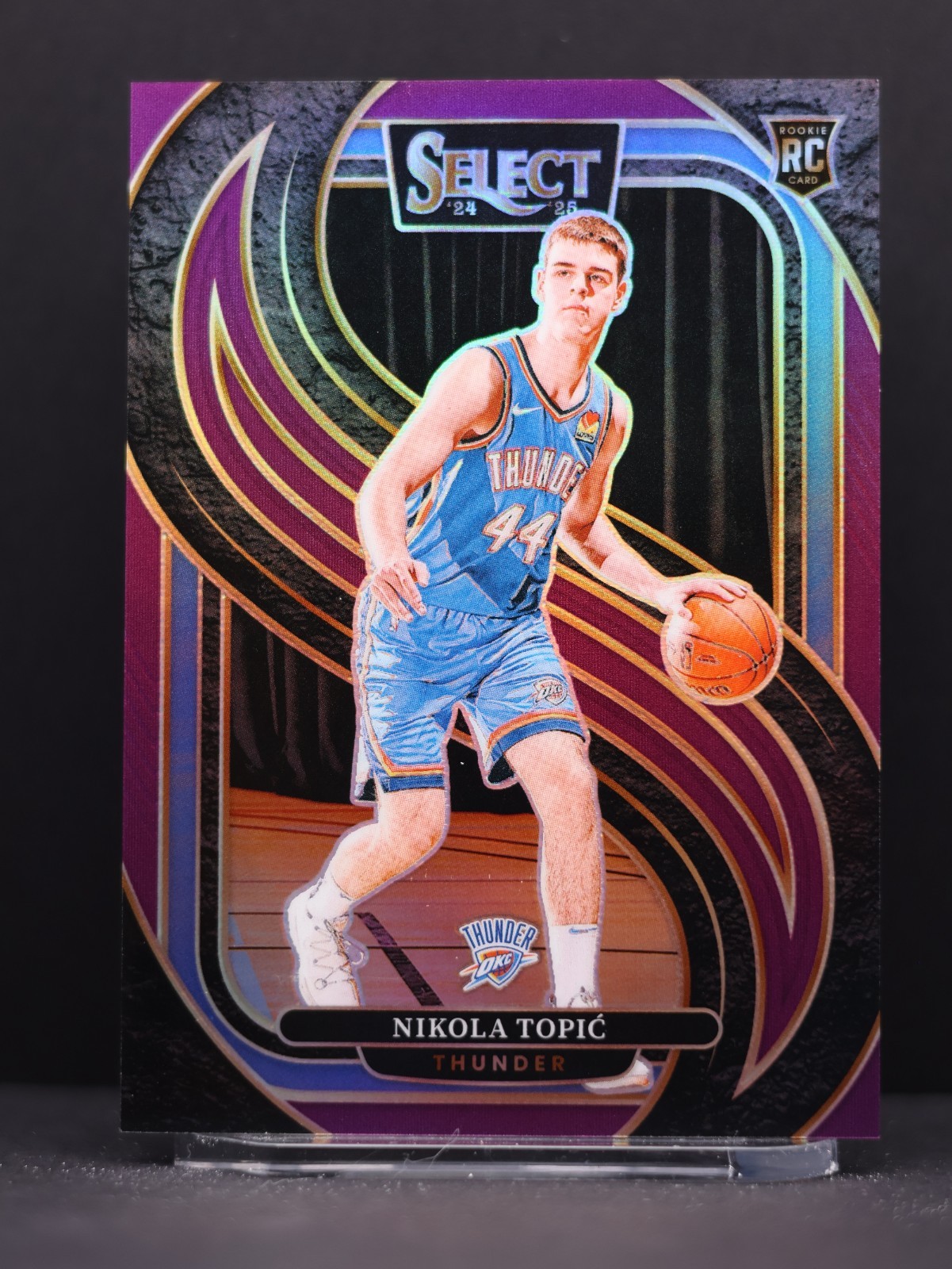 Nikola Topic 2024-25 Panini Select - Premier Level #171 Purple Prizm /99 (RC)