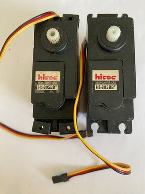 Hitec HS-805BB SERVOS X 2 UNBEKANNT OB FUNKTIONSFÄHIG, UNGETESTET RC ERSATZTEILE