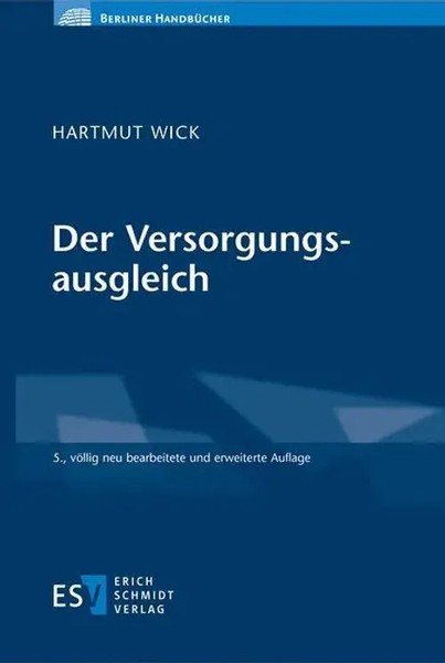 Hartmut Wick | Der Versorgungsausgleich | Buch | Deutsch (2023) | Xxxvi-image