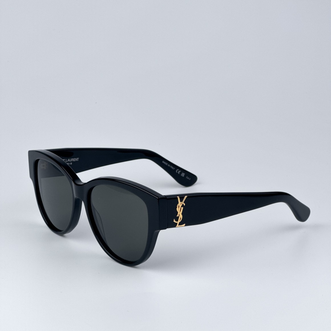 Saint Laurent Women Sunglasses Black Grey Square SLM3 002 BRAND NEW thumbnail 3